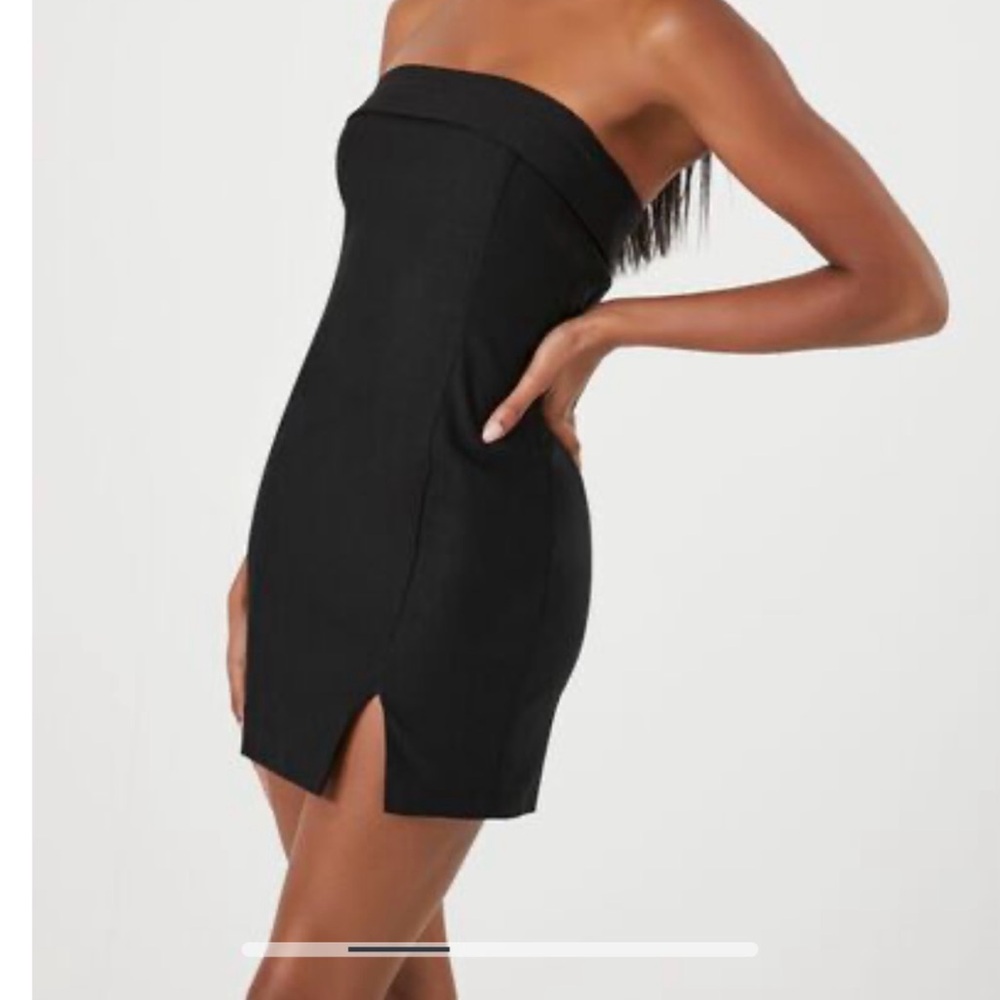 HYFVE- Foldover Tube Mini Dress